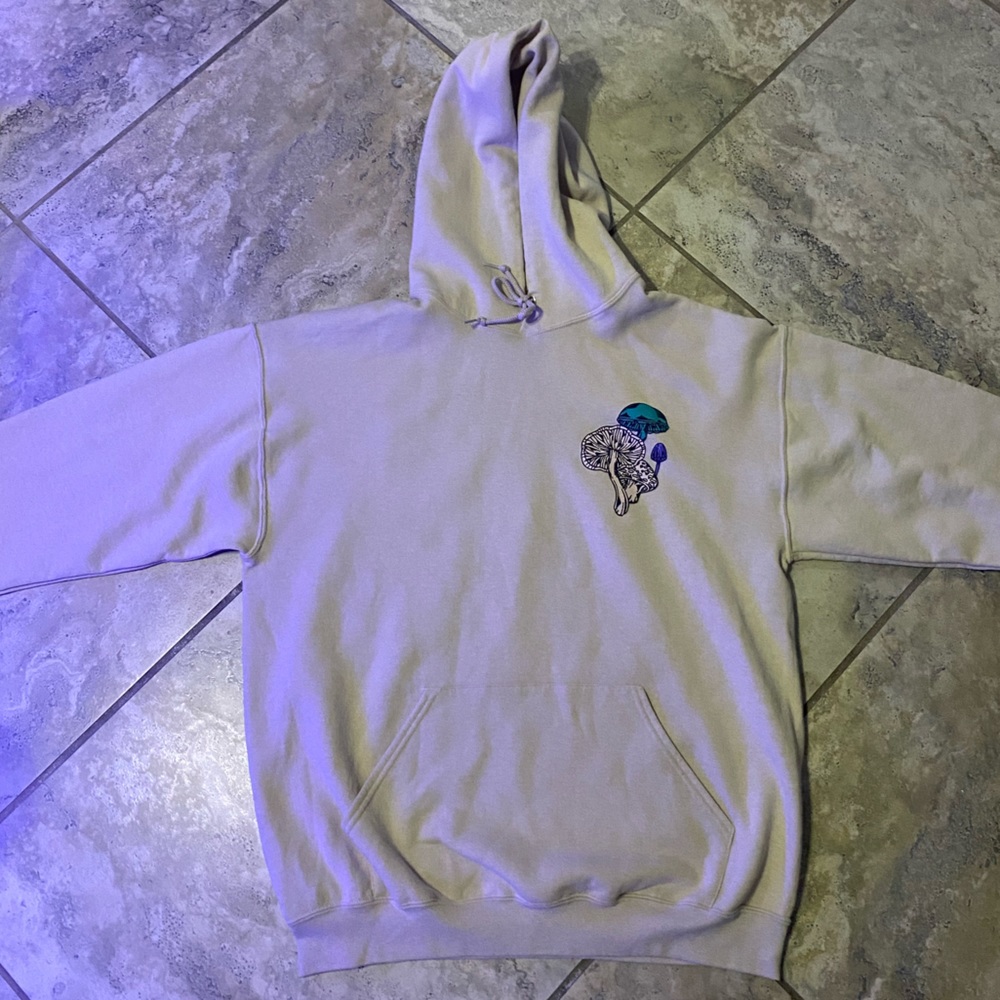 Large graphic hoodie